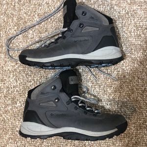 Gray Columbia lightweight hiking boots